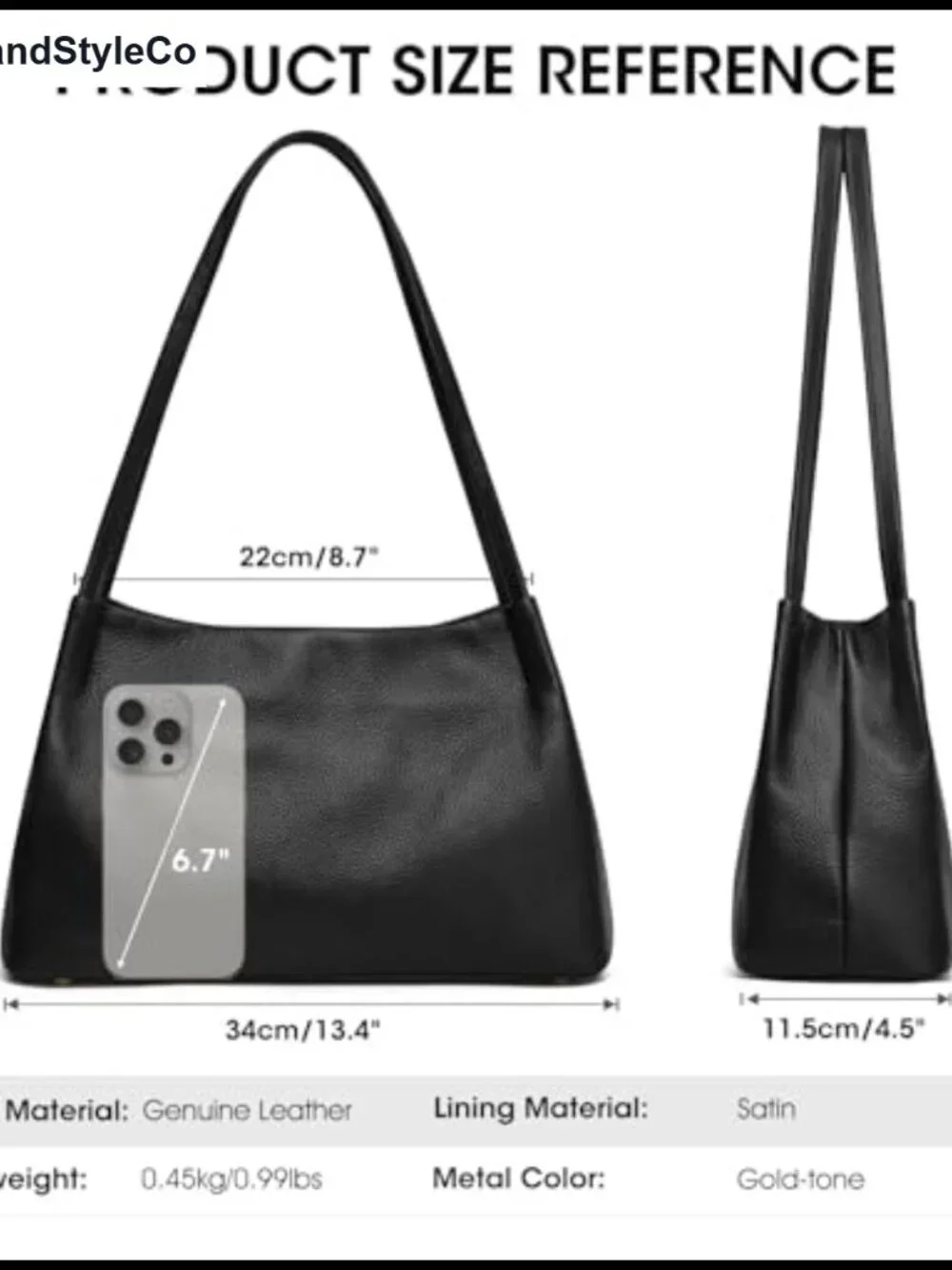 Genuine Leather Hobo Bag Soft Handbag Women Crossbody Shoulder Purse Top Handle